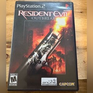Resident Evil: Outbreak (Sony PlayStation 2, 2004) PS2 CIB Complete Tested Works